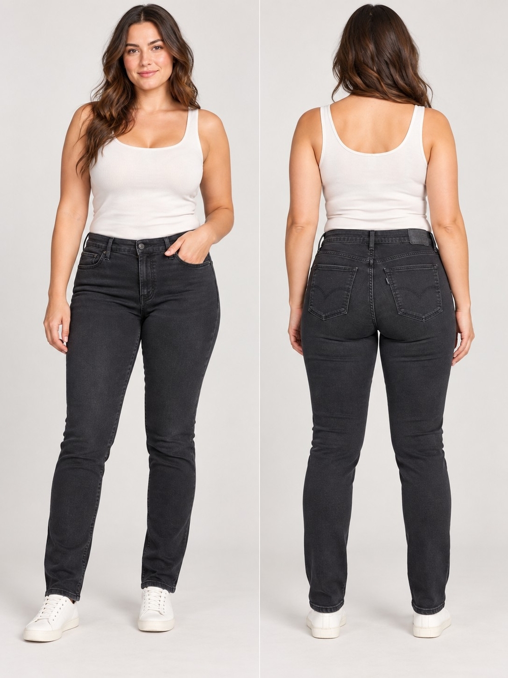 311 Shaping Skinny Black Jeans Size 32